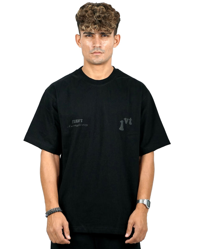 FIRVT BASIC BLACK TSHIRT