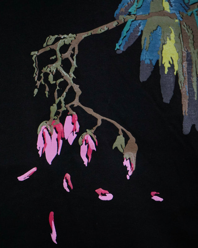 ROSE WINGS BLACK T-SHIRT
