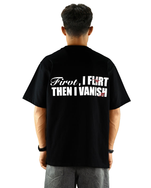 FLIRT FIRST BLACK TSHIRT