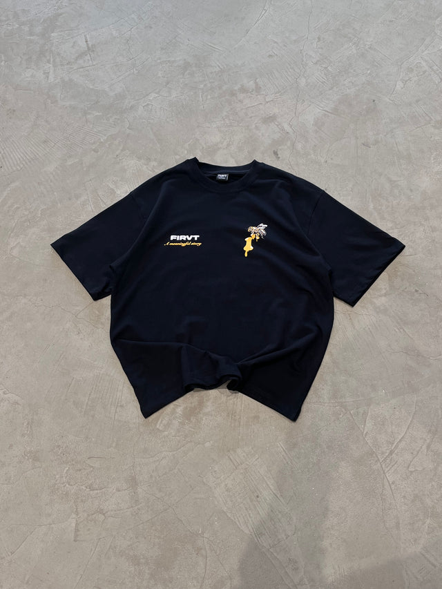 HONEY BEE BLACK T-SHIRT