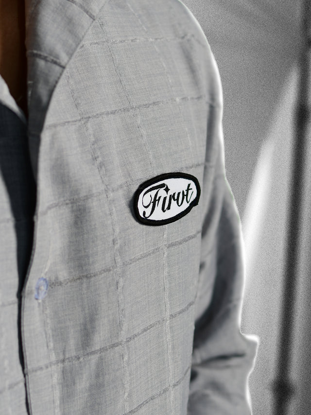 FIRVT TAG GREY FULL SLEEVE SHIRT