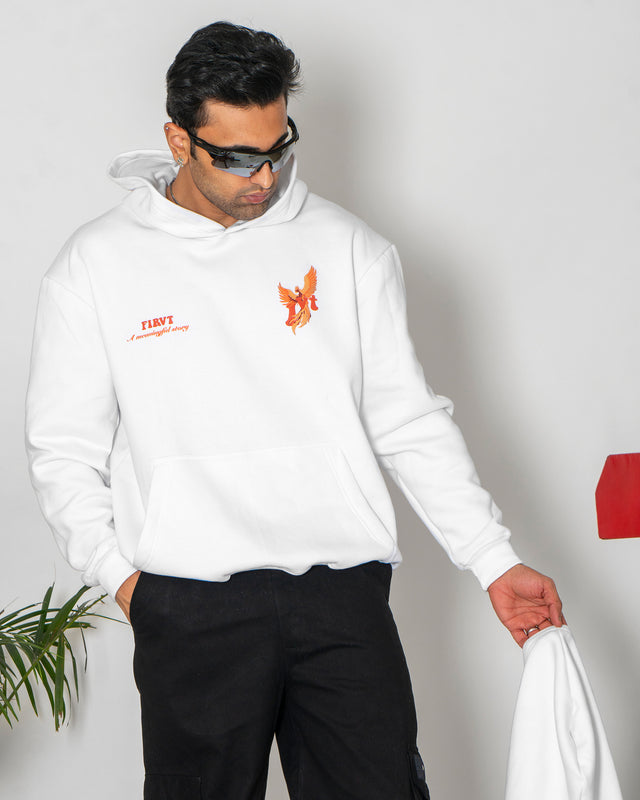 PHOENIX WHITE HOODIE