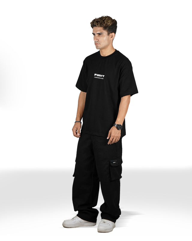 FIRVT BASIC BLACK TSHIRT
