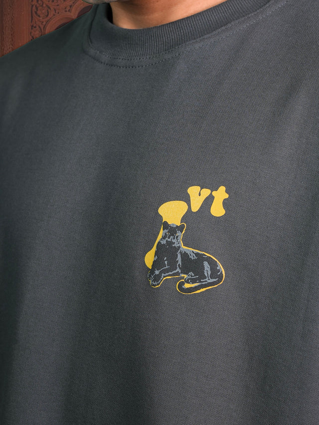 ROYAL PANTHER GREY T-SHIRT