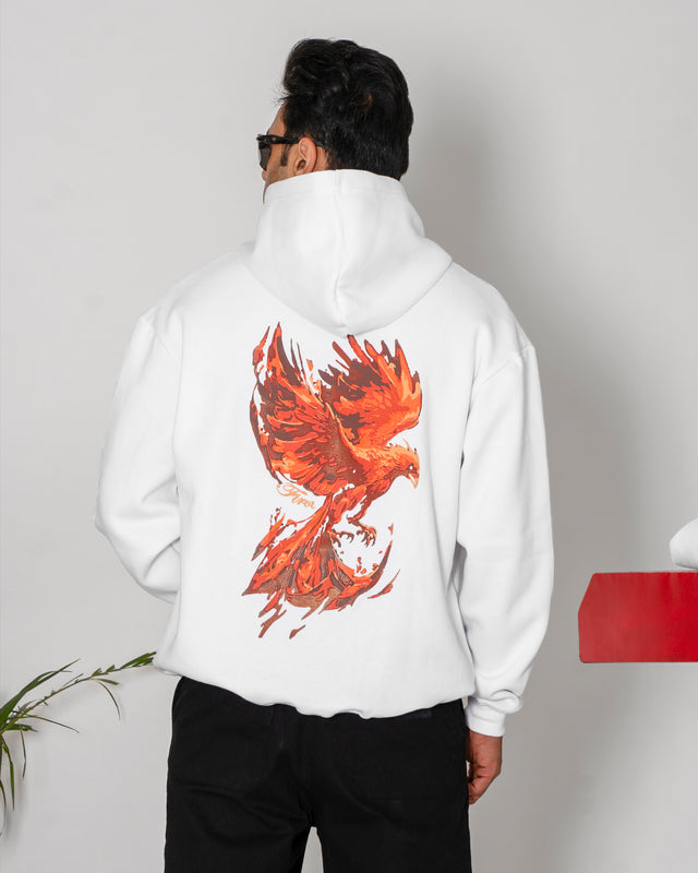 PHOENIX WHITE HOODIE