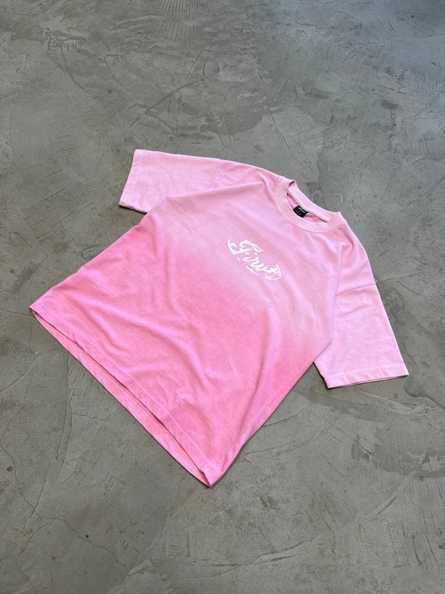 09 PINK OMBRE WASHED T-SHIRT