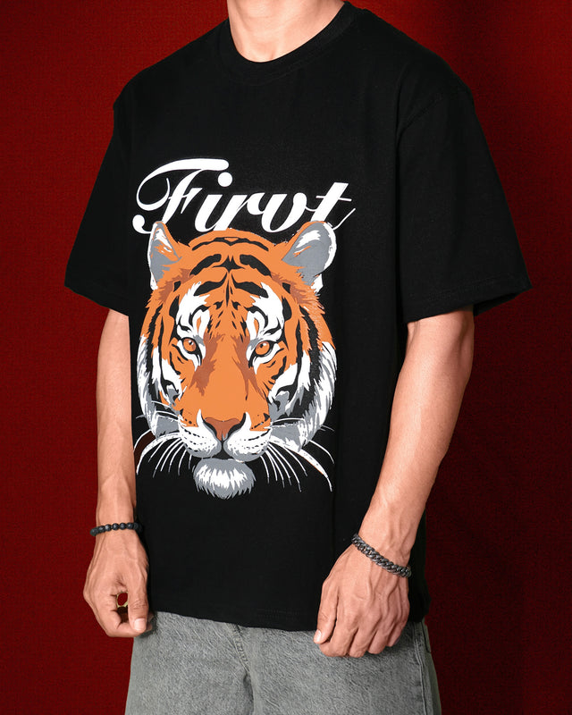 ALMIGHTY TIGER BLACK T-SHIRT