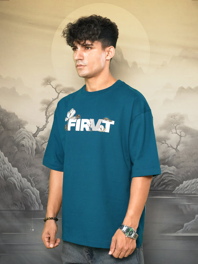 MAGNOLIA FLOWER GREEN T-SHIRT