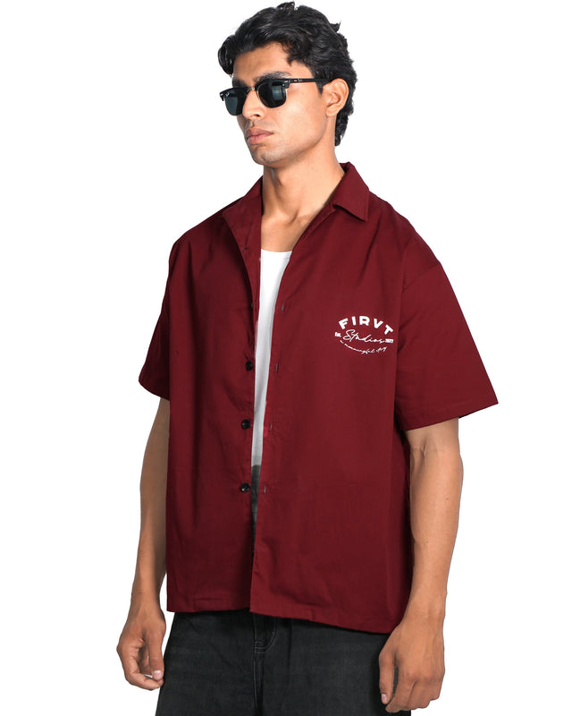 BOWLING SHIRT WINE