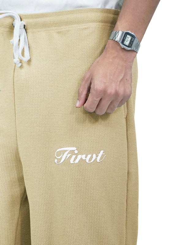 FIRVT RELAXED CAMEL SWEATPANTS