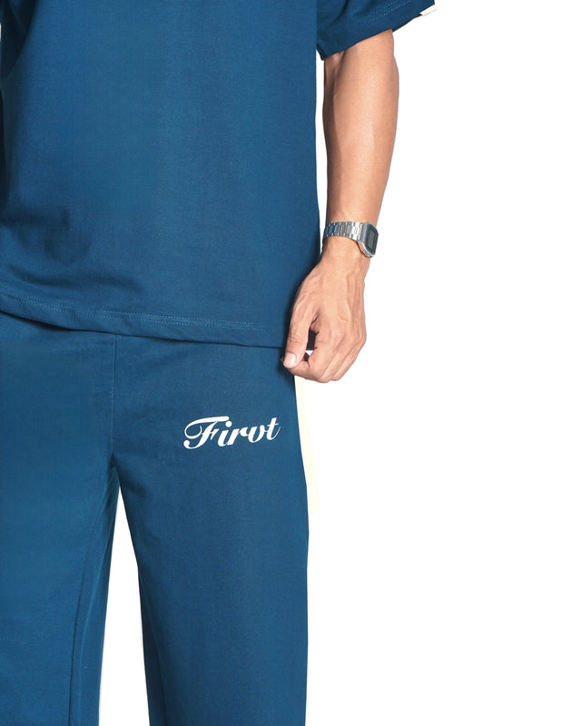 OCEAN NAVY SIDE STRIPE CO-ORD SET