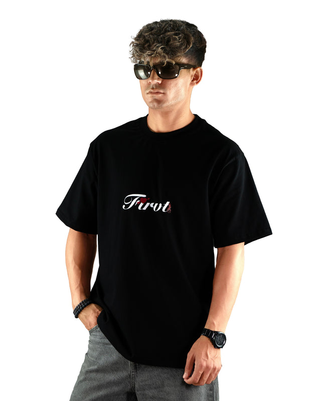 FLIRT FIRST BLACK TSHIRT