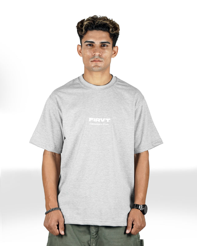 FIRVT BASIC GREY TSHIRT