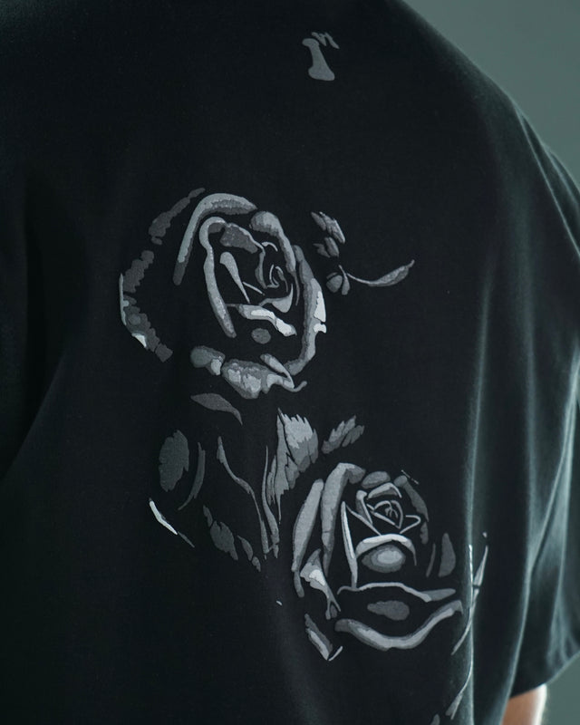 BLACK ROSE TSHIRT