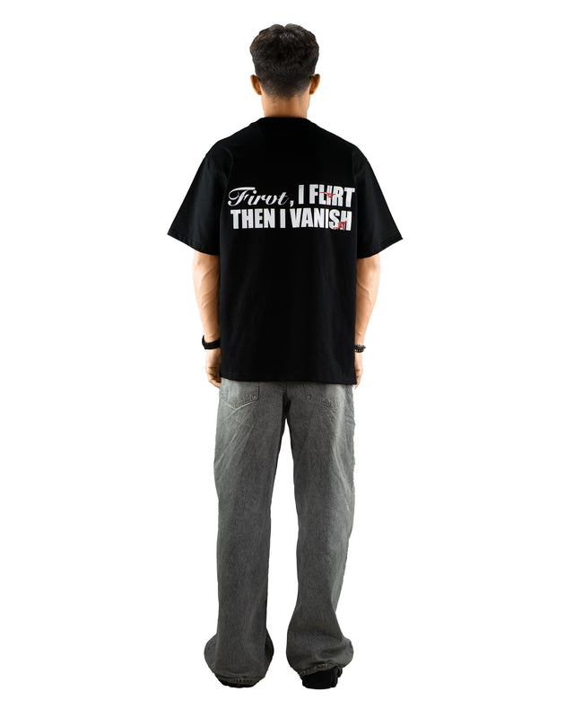 FLIRT FIRST BLACK TSHIRT