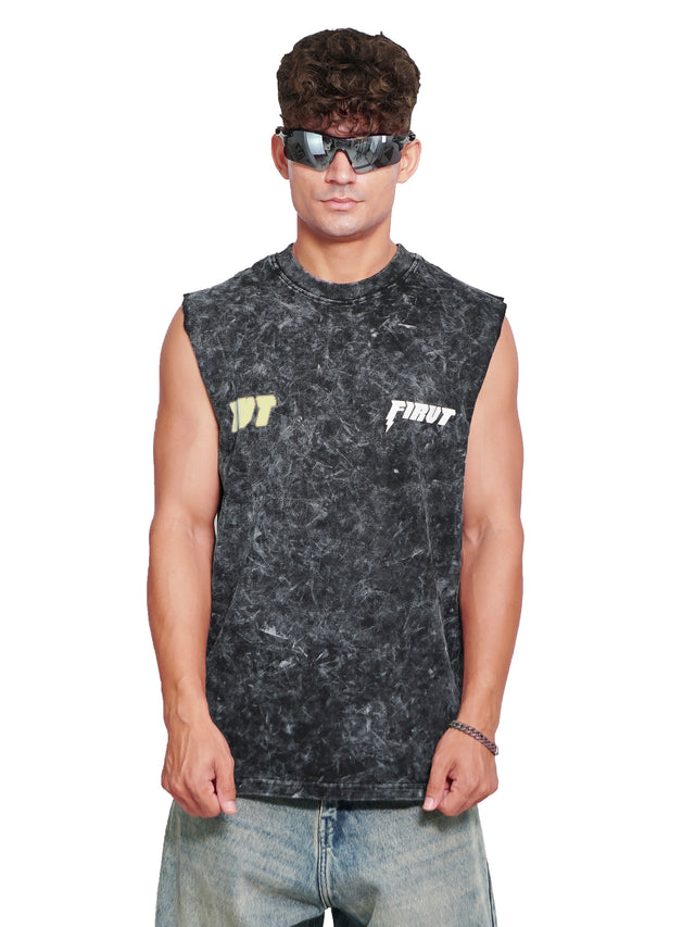 TRAINING CLUB ACID WASHED TANK