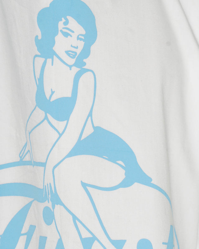 MISSCHIEF WHITE BOWLING SHIRT