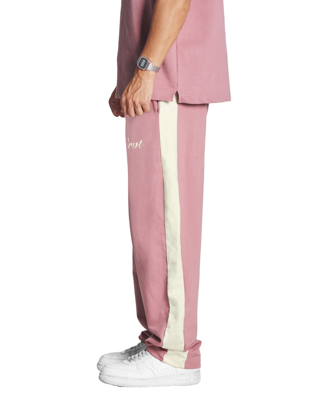 DUSTY PINK SIDE STRIPE CO-ORD SET