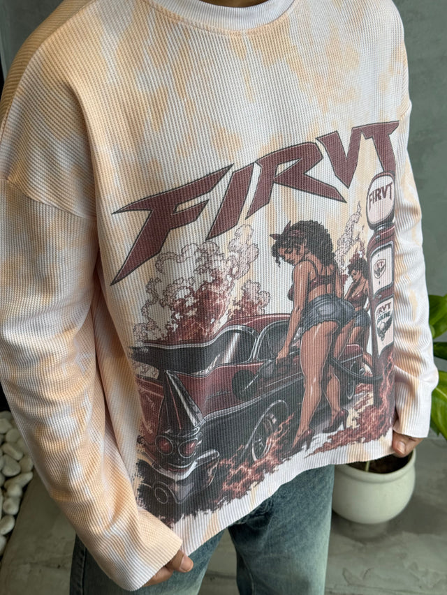 RETRO FUEL WAFFLE T-SHIRT