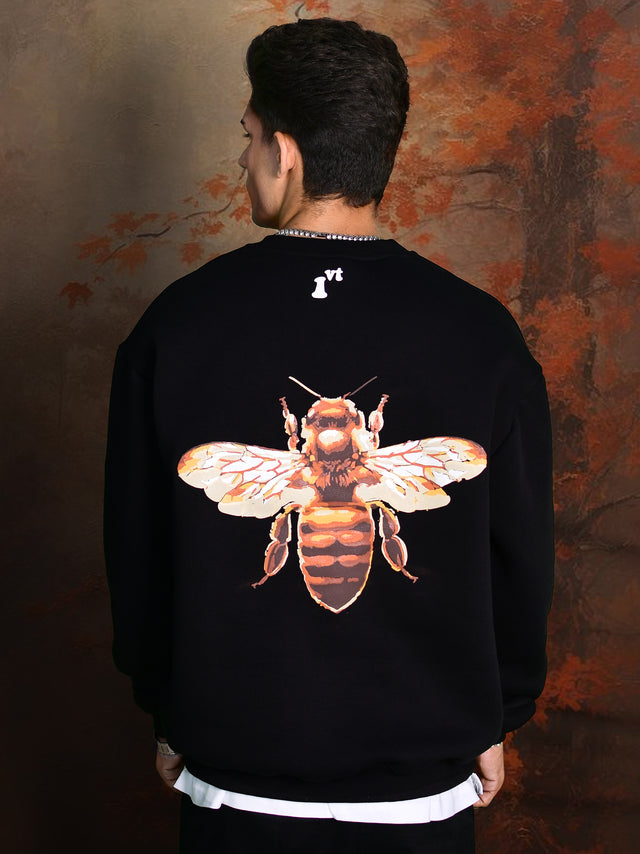 HONEY BEE BLACK SWEATSHIRT