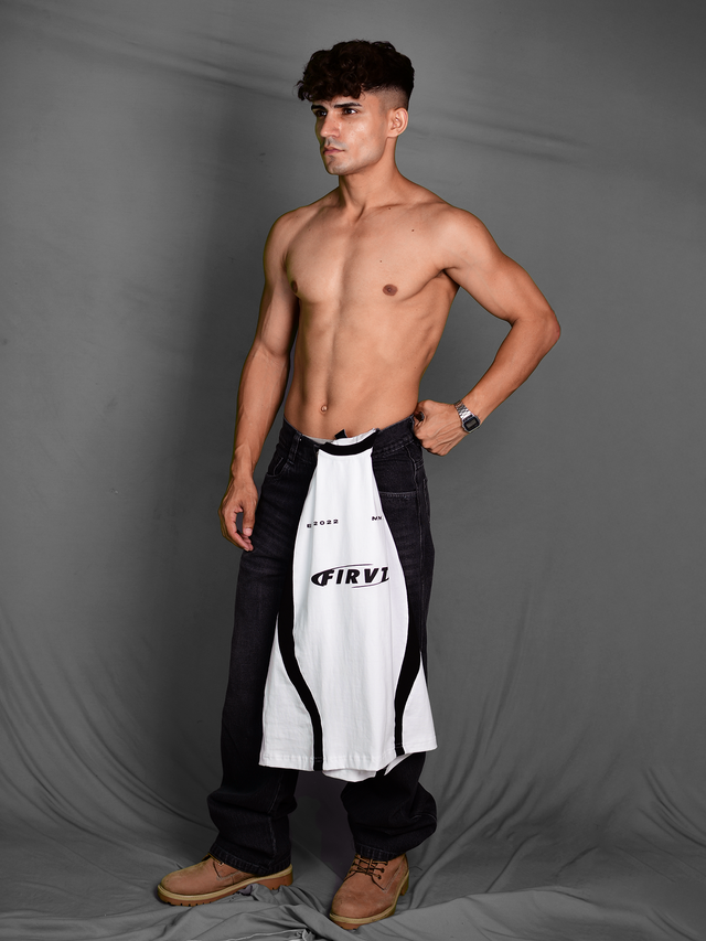 FIRVT WHITE COTTON JERSEY