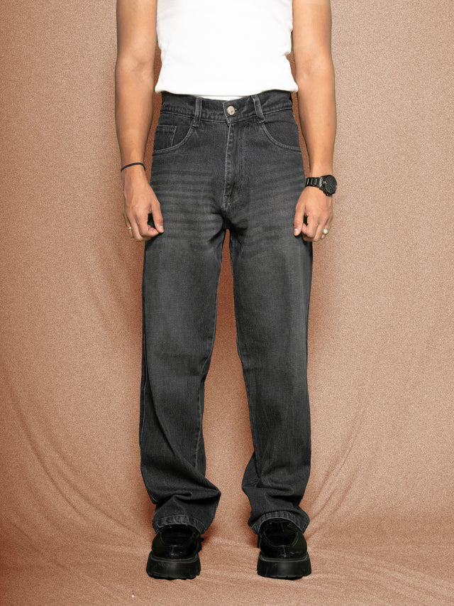 BLACK WASHED DENIM