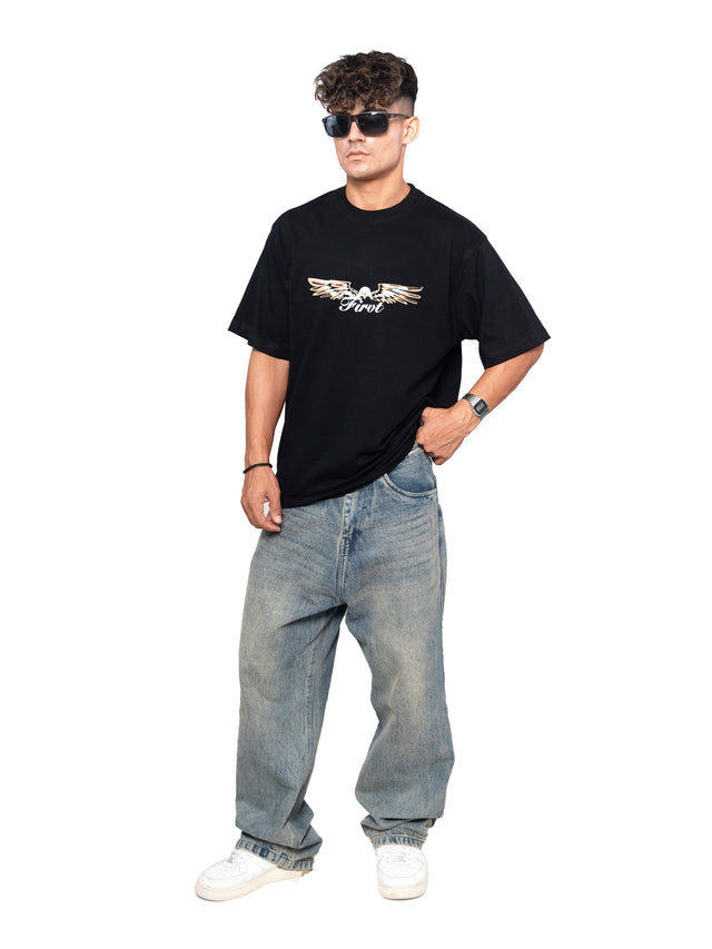 SILENT STORM BLACK T-SHIRT