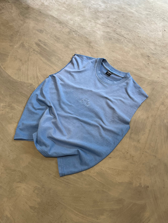 SILENT SKY BLUE WASHED TANK