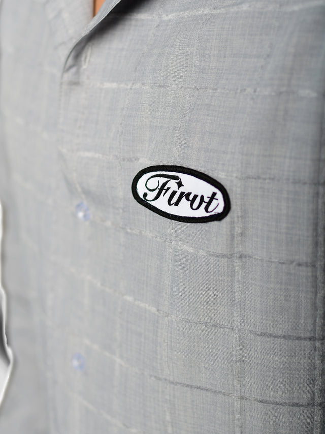 FIRVT TAG GREY FULL SLEEVE SHIRT