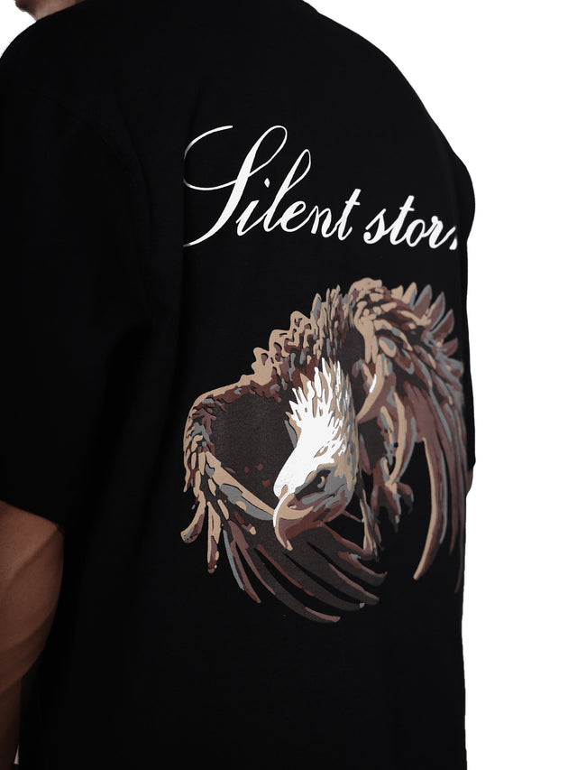 SILENT STORM BLACK T-SHIRT