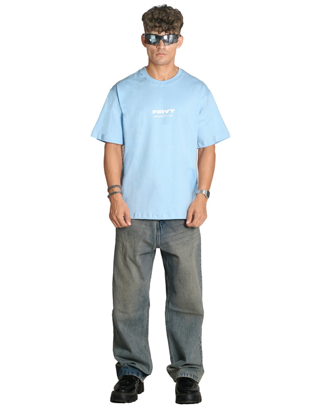 FIRVT SKY BLUE T-SHIRT