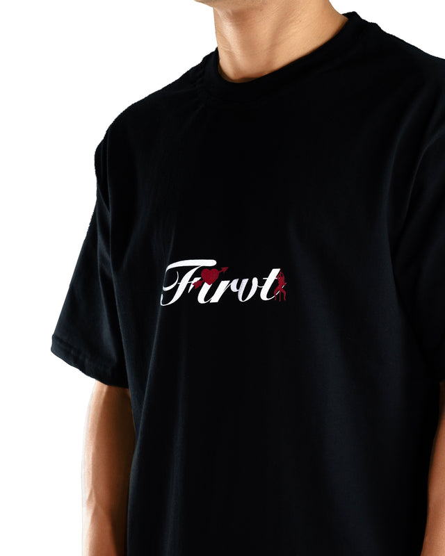 FLIRT FIRST BLACK TSHIRT