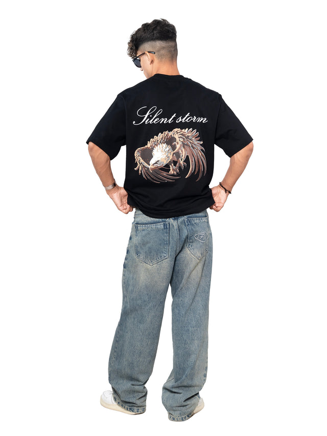 SILENT STORM BLACK T-SHIRT