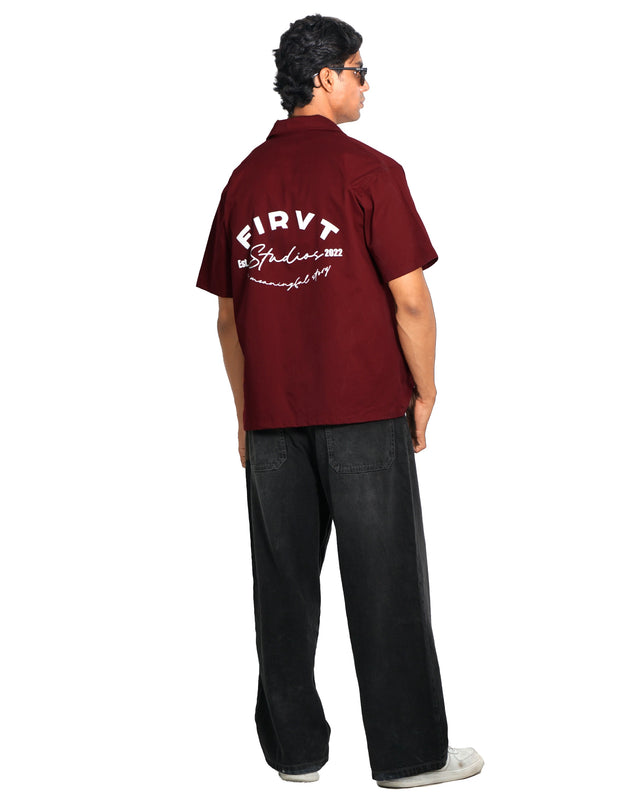 BOWLING SHIRT WINE