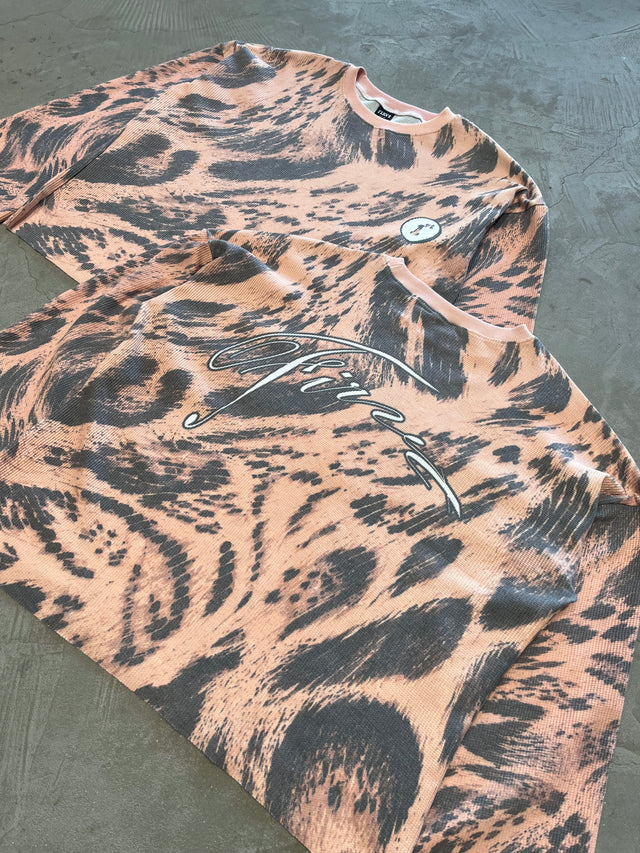 TIGER STRIKE WAFFLE T-SHIRT