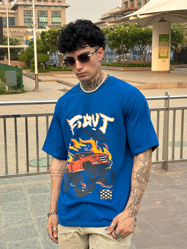 WHEELS BLUE TSHIRT
