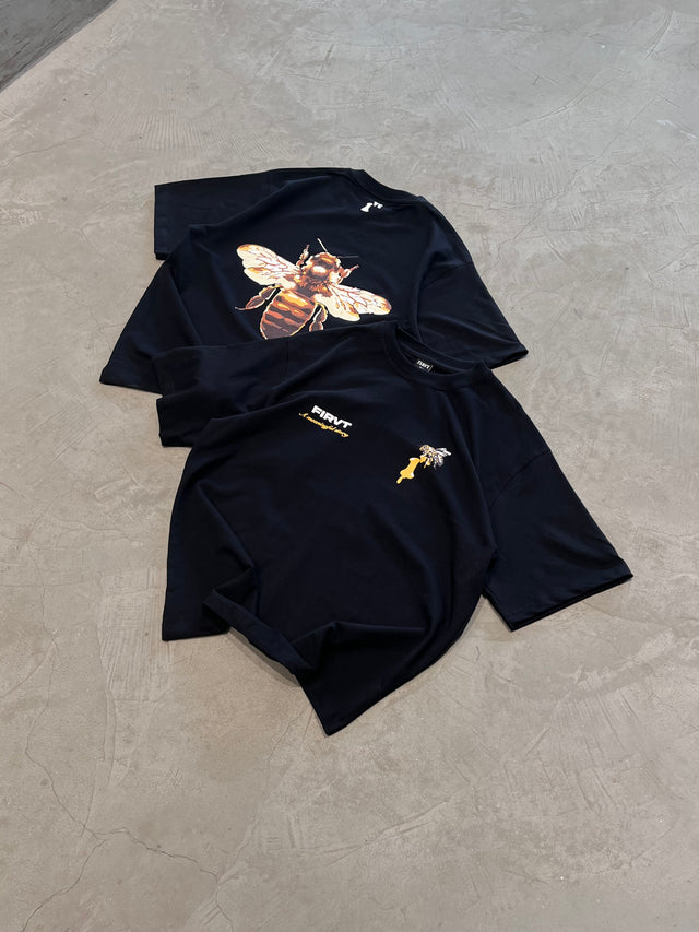 HONEY BEE BLACK T-SHIRT