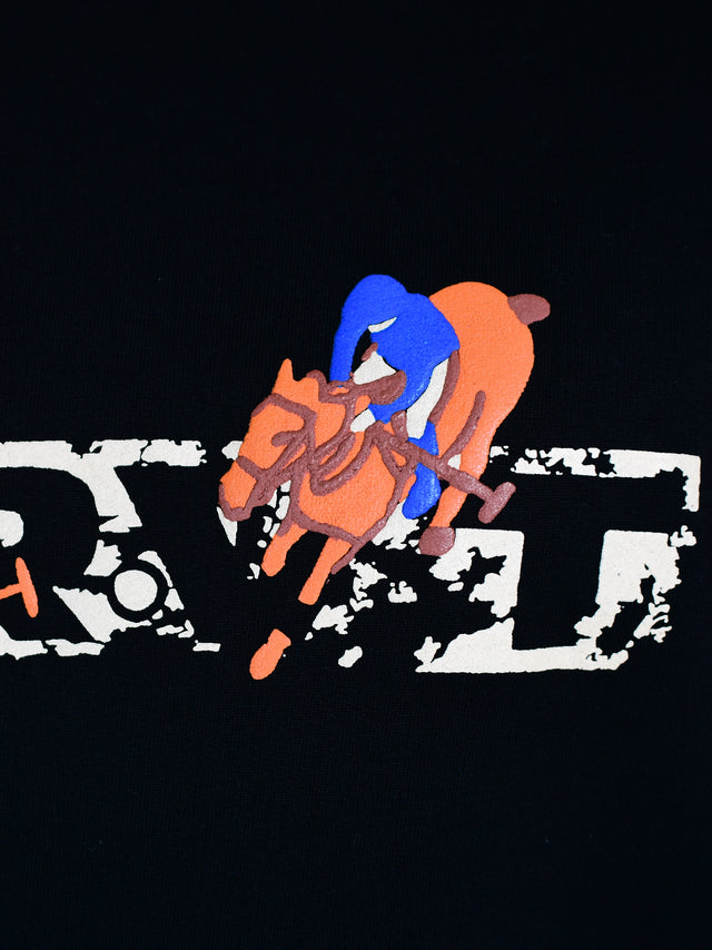 ROYAL RIDE BLACK T-SHIRT