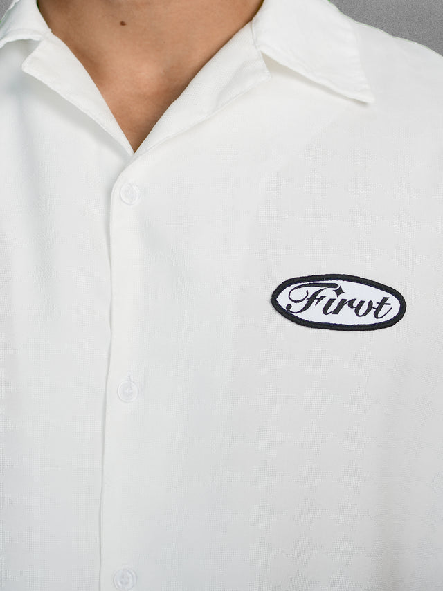 FIRVT TAG WHITE SHIRT