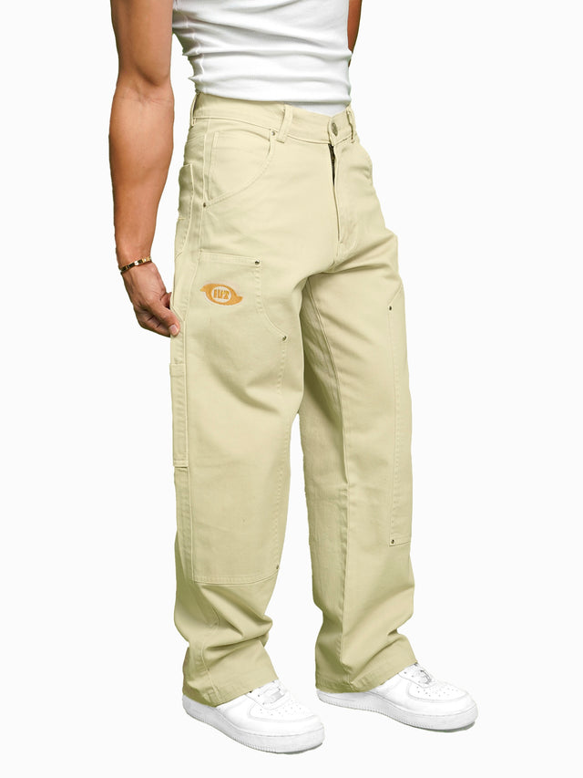 FIRVT CARPENTER DENIM BEIGE