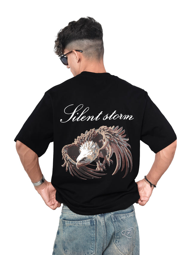 SILENT STORM BLACK T-SHIRT