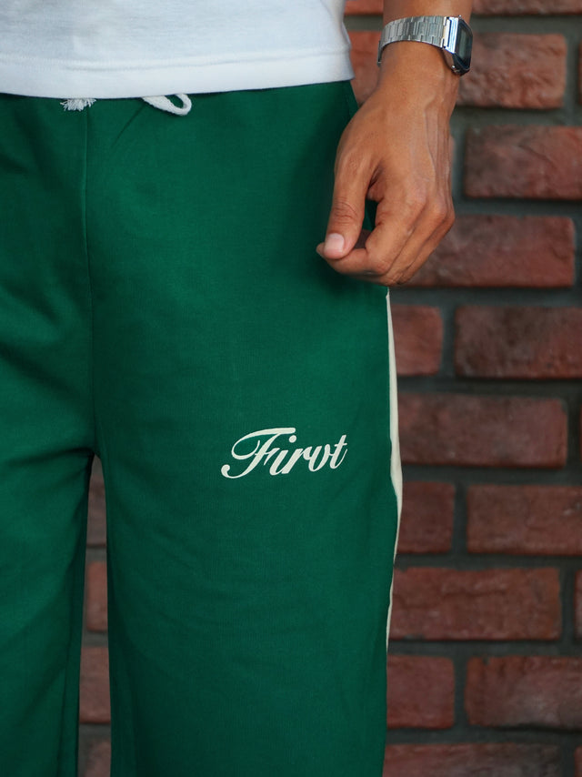 RELAXED SIDE STRIPE SWEATPANTS GREEN