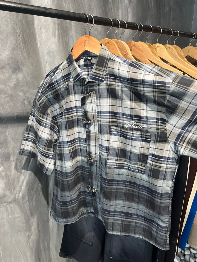 OMBRE WASHED CLASP SHIRT