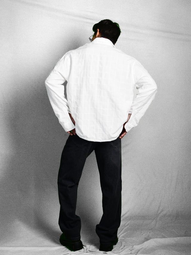 FIRVT TAG WHITE FULL SLEEVE SHIRT
