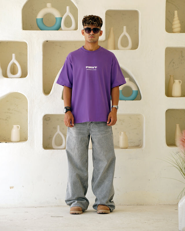 FIRVT BASIC PURPLE TSHIRT