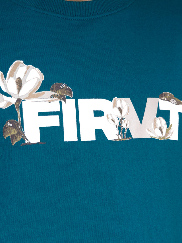 MAGNOLIA FLOWER GREEN T-SHIRT