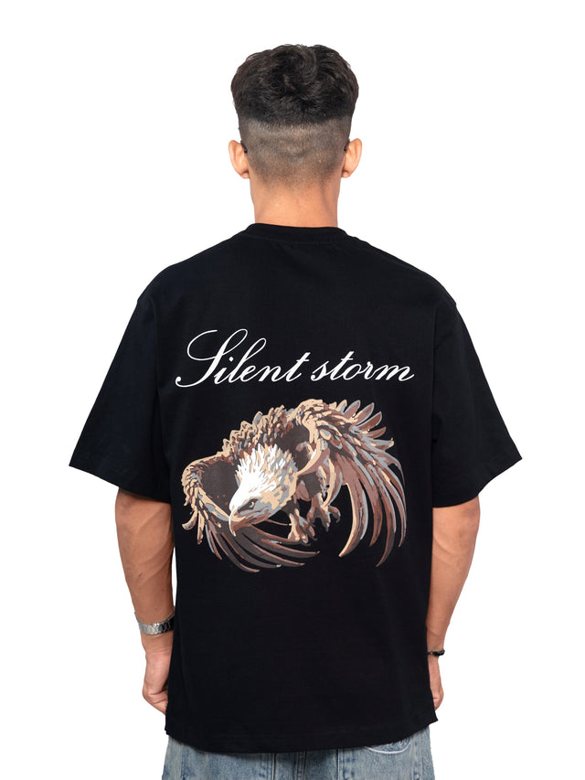 SILENT STORM BLACK T-SHIRT
