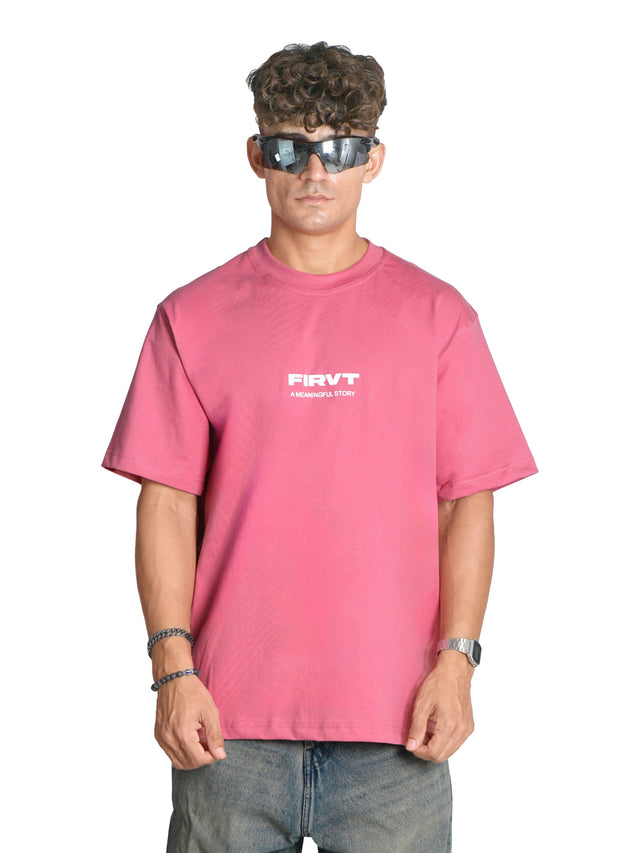 FIRVT PINK T-SHIRT