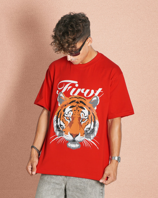 ALMIGHTY TIGER RED T-SHIRT