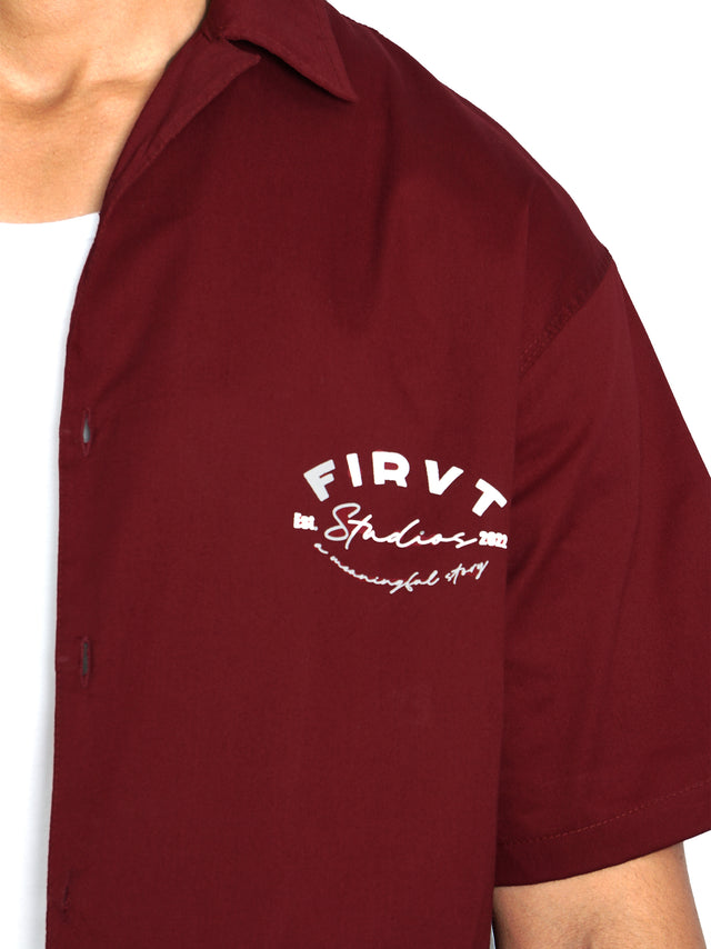 BOWLING SHIRT WINE